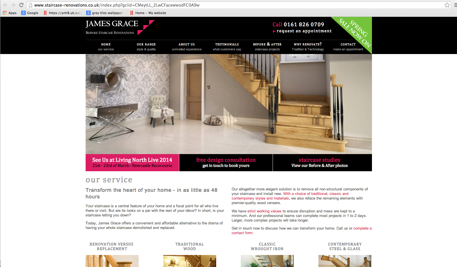 Staircase Renovations Website Review