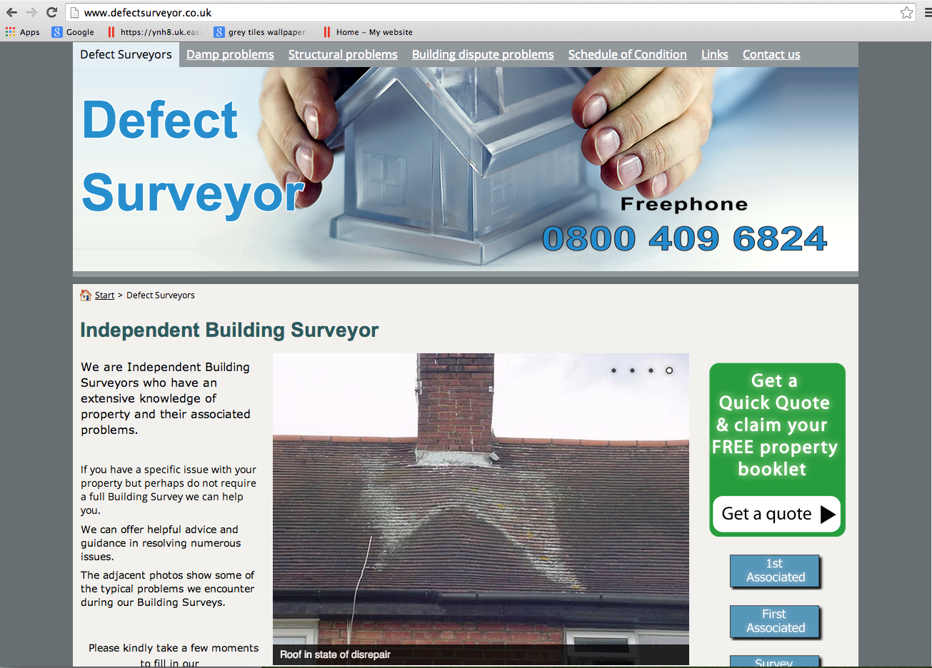  Take a look at DefectSurveyor.co.uk